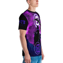 Load image into Gallery viewer, BFTB JUDGMENT DAY AOP T-shirt (BLACK/PURPLE)
