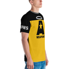 Load image into Gallery viewer, A-Weapons AOP Crew Neck T-Shirt (YELLOW/BLACK)
