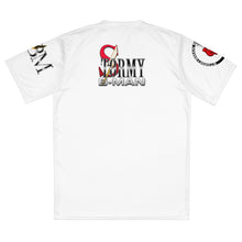 Load image into Gallery viewer, StormyBman AOP V-Neck unisex sports jersey v2 (WHITE)
