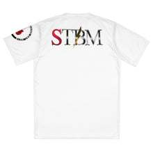 Load image into Gallery viewer, StormyBman AOP V-Neck unisex sports jersey v1 (WHITE)
