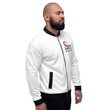 Load image into Gallery viewer, StormyBman AOP UnisexBomber Jacket (WHITE)
