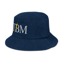 Load image into Gallery viewer, StormyBman: Denim bucket hat (NAVY)
