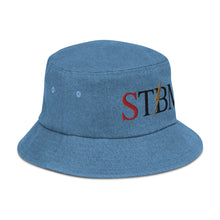 Load image into Gallery viewer, StormyBman: Denim bucket hat (Light Blue)
