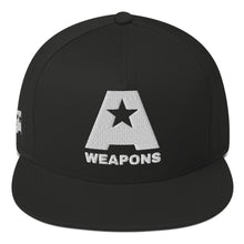 Load image into Gallery viewer, A-Weapons Snapback Baseball Cap (Black)
