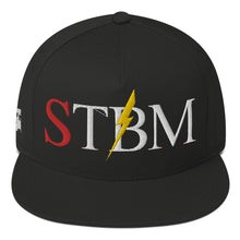 Load image into Gallery viewer, StormyBman: Flat Bill Cap v1 (BLACK)
