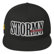 StormyBman Flat Bill Cap v2 (BLACK)