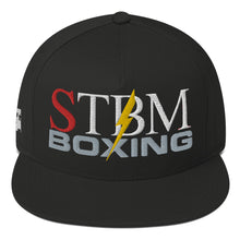 Load image into Gallery viewer, StormyBman: Flat Bill Cap v4 (BLACK)

