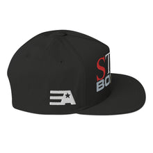 Load image into Gallery viewer, StormyBman: Flat Bill Cap v4 (BLACK)
