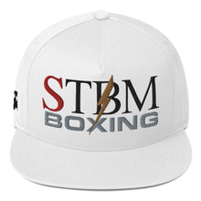 Load image into Gallery viewer, StormyBman: FLAT Bill Cap v4 (White)
