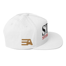 Load image into Gallery viewer, StormyBman: Flat Bill Cap v5 (White)
