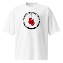 Load image into Gallery viewer, StormyBman: Cotton Crew Neck Oversized heavyweight t-shirt v1 (WHITE)
