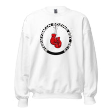 Load image into Gallery viewer, StormyBman: Cotton Unisex Sweatshirt (WHITE)
