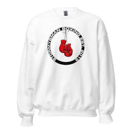 StormyBman: Cotton Unisex Sweatshirt (WHITE)