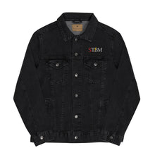Load image into Gallery viewer, StormyBman: Unisex denim jacket (Black)

