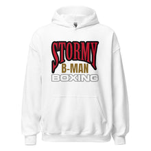 Load image into Gallery viewer, StormyBman: Cotton Unisex Hoodie (WHITE)
