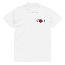 Load image into Gallery viewer, StormyBman: Sensei Premium pique polo shirt (WHITE)
