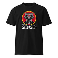 StormyBman: Sensei Cotton Crew Neck Unisex premium t-shirt v2 (BLACK)