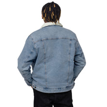 Load image into Gallery viewer, StormyBman: Unisex denim sherpa jacket (Light Denim)
