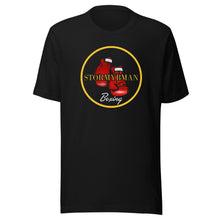 Load image into Gallery viewer, StormyBman Cotton Crew Neck Unisex t-shirt v2 (BLACK)
