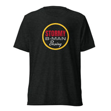 Load image into Gallery viewer, StormyBman Tri-Blend Crew Neck short sleeve t-shirt (BLACK)
