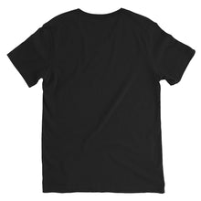Load image into Gallery viewer, StormyBman: Unisex Cotton Short Sleeve V-Neck T-Shirt (BLACK)
