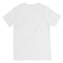 Load image into Gallery viewer, StormyBman: Unisex Cotton Short Sleeve V-Neck T-Shirt (WHITE)
