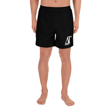 Load image into Gallery viewer, DREW TITAN: DT ATHLETICS AOP Men's Long Shorts (BLACK/WHITE)
