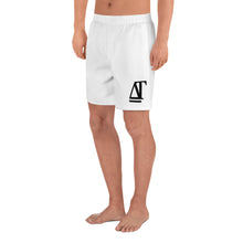 Load image into Gallery viewer, DREW TITAN: DT ATHLETICS Men's AOP Long Shorts (WHITE/BLACK)
