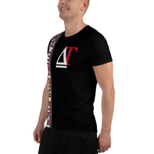 Load image into Gallery viewer, DREW TITAN: DT ATHLETICS Men's Athletic T-shirt (BLACK/RED)
