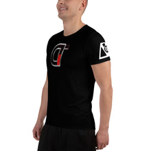 Load image into Gallery viewer, DREW TITAN: DT AOP Athletic T-shirt (BLACK/WHITE
