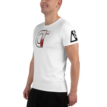 Load image into Gallery viewer, DREW TITAN: DT AOP Athletic T-shirt (WHITE/BLACK)
