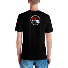 Load image into Gallery viewer, DREW TITAN: DT GOLD STANDARD AOP Men's T-shirt (BLACK)
