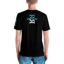 Load image into Gallery viewer, REFLECTION BEATDOWNZ: NEW ROCK AOP T-shirt v1 (BLACK/BLUE)
