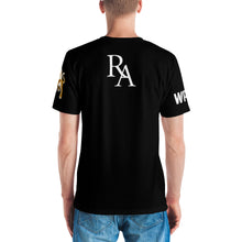 Load image into Gallery viewer, AWEAPONRY: RELENTLESS AGGRESSION AOP T-shirt (BLACK)
