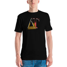 Load image into Gallery viewer, DREW TITAN: DT GOLD STANDARD AOP Men's T-shirt (BLACK)
