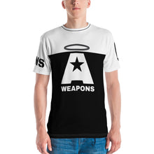Load image into Gallery viewer, AWEAPONRY: A-WEAPONS AOP T-shirt (WHITE/BLACK)
