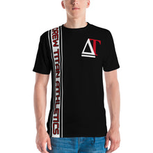 Load image into Gallery viewer, DREW TITAN: DT ATHLETICS AOP Men's T-shirt (BLACK/RED)
