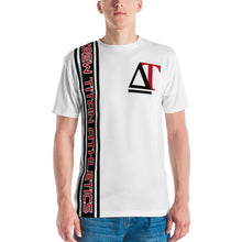 Load image into Gallery viewer, DREW TITAN: DT ATHLETICS AOP Men's T-shirt (WHITE/RED)
