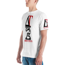 Load image into Gallery viewer, DREW TITAN: DT GOLD STANDARD AOP v2 Men's T-shirt (WHITE)

