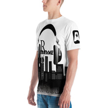 Load image into Gallery viewer, REFLECTION BEATDOWNZ: NEW YORK AOP T-shirt v1 (WHITE/BLACK)

