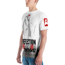 Load image into Gallery viewer, REFLECTION BEATDOWNZ: NEW ROCK AOP T-shirt v1 (WHITE/RED)
