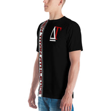 Load image into Gallery viewer, DREW TITAN: DT ATHLETICS AOP Men's T-shirt (BLACK/RED)

