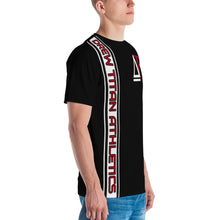 Load image into Gallery viewer, DREW TITAN: DT ATHLETICS AOP Men's T-shirt (BLACK/RED)
