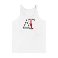 Load image into Gallery viewer, DREW TITAN: DT ATHLETICS AOP Tank Top (WHITE/RED)
