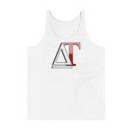 DREW TITAN: DT ATHLETICS AOP Tank Top (WHITE/RED)