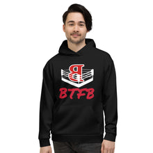 Load image into Gallery viewer, BFTB UNDISPUTED AOP Hoodie (BLACK/RED/WHITE)
