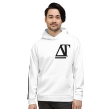 Load image into Gallery viewer, DREW TITAN: DT ATHLETICS AOP Hoodie (WHITE/BLACK)
