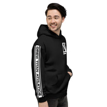 Load image into Gallery viewer, DREW TITAN: DT ATHLETICS AOP Hoodie (BLACK/WHITE)
