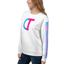 Load image into Gallery viewer, DREW TITAN: DT ATHLETICS WOMENS AOP Sweatshirt (WHITE/PINK)
