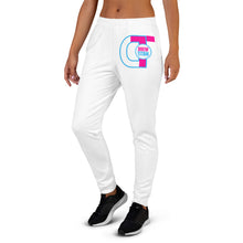 Load image into Gallery viewer, DREW TITAN: DT ATHLETICS Women's Joggers (WHITE/PINK)
